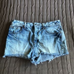 Free People | Cutoff Light Wash Denim Shorts